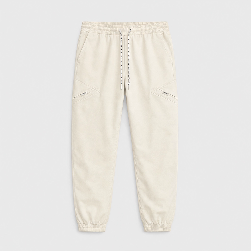 Quarryโข โ Relaxed Tapered Drawstring Cargo Pants + 50% OFF