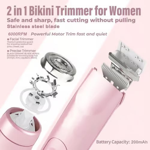 VelvetGlide 2-in-1 โ Instantly Smooth, Flawless Bikini Line with Effortless Precision + 50% OFF