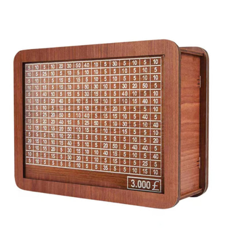 The VaultSave CashBox โ Smart Savings Solution, Secure Wooden Build & Goal Tracking + 50% OFF