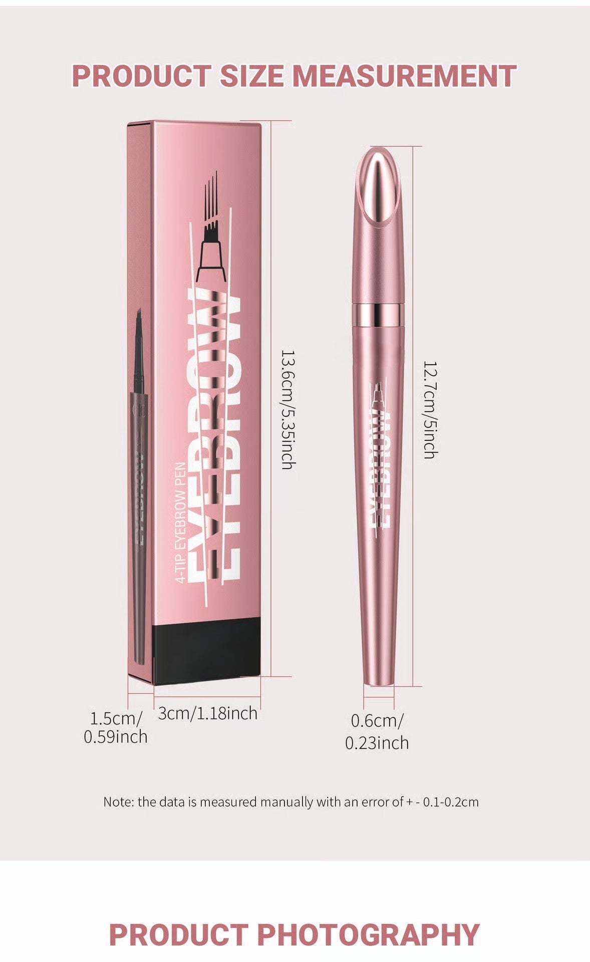 Plumaraโข โ Waterproof 4-Tip Micro-Fork Eyebrow Pencil for Natural Hair-Like Brows +Buy 1 Get 1 FREE