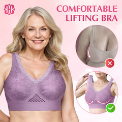 AuraForm Cotton Lift Bra – Natural Comfort, Effortless Support - 1+1 FREE