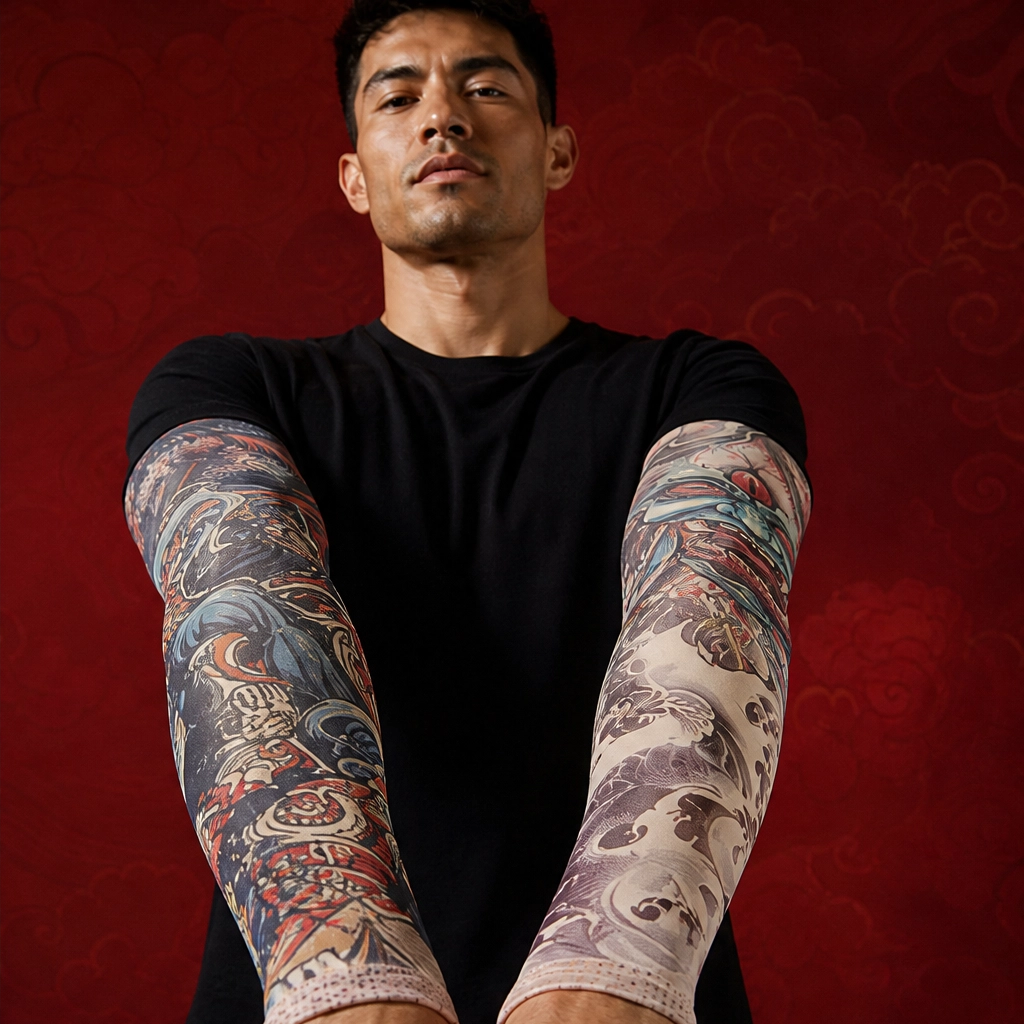 Brisklinโข โ UPF50+ Cooling Tattoo-Friendly Arm Sleeve + 50% OFF