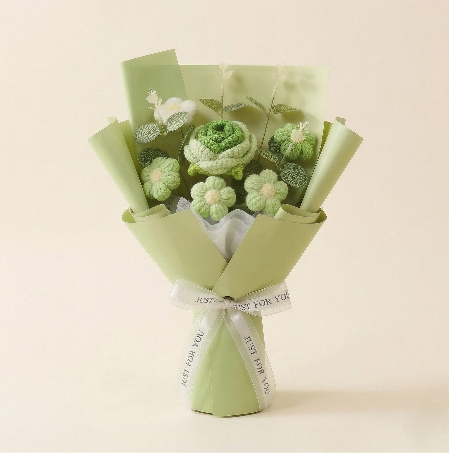 Threadbloomโข โ Handmade Crochet Flower Bouquet, Forever Keepsake Gift + 50% OFF
