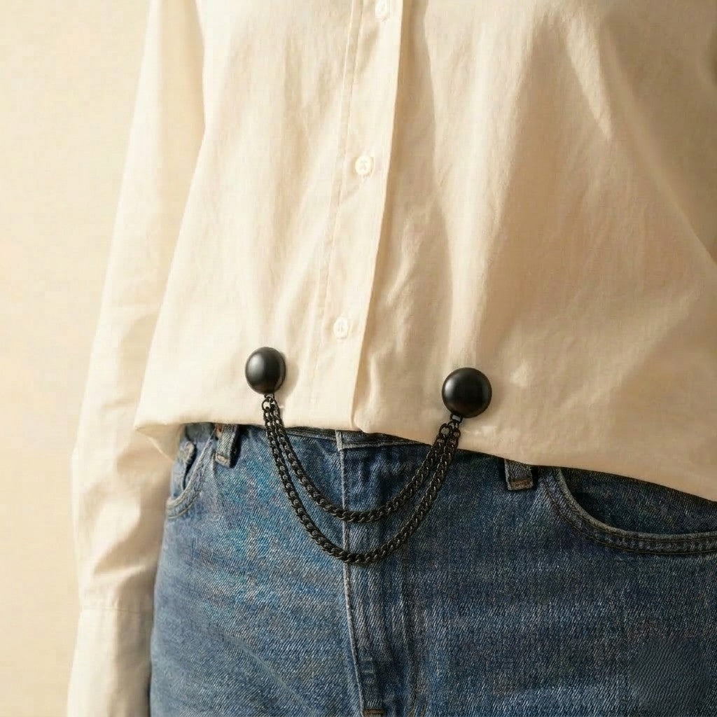 Cinchelleโข โ Magnetic Clothing Clips with Double Chain Accent + 50% OFF