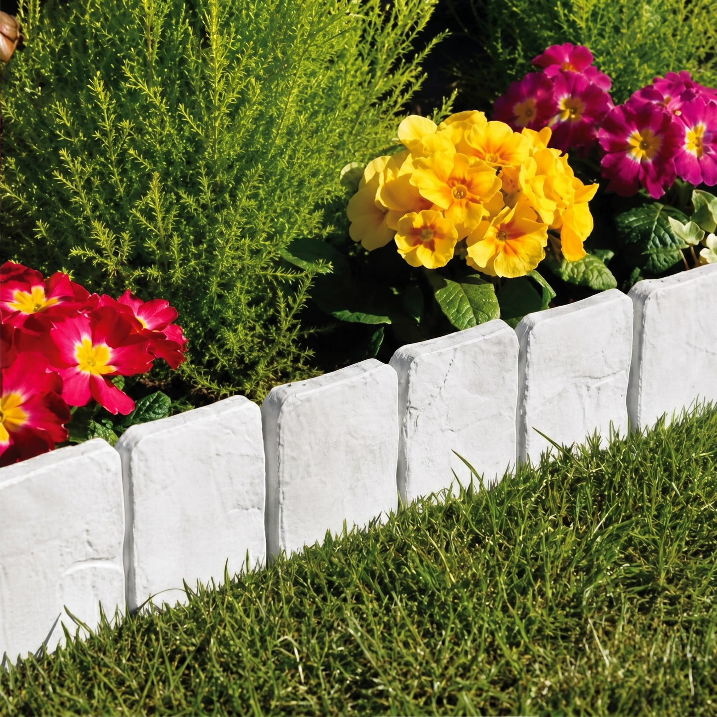 Cobblecroftโข โ Stone-Look Flexible Garden Edging Fence (Tool-Free Install) + 50% OFF