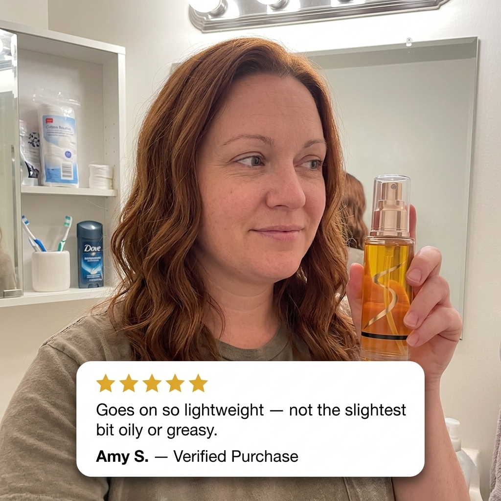 Velsheenโข โ Lightweight Anti-Frizz Hair Oil Serum Spray +50% OFF
