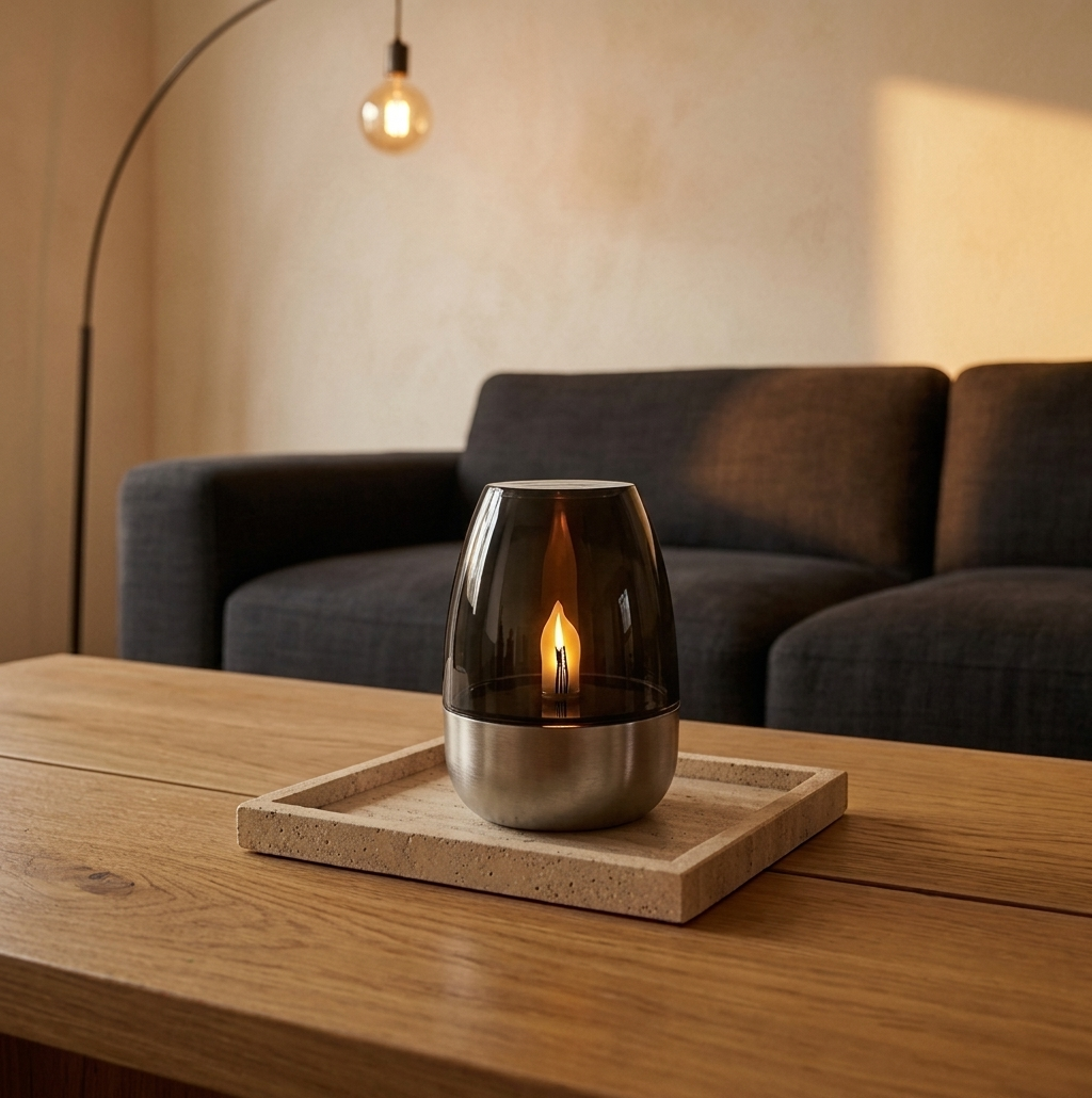Emberveilโข โ Solar Flickering LED Candle Lantern, Waterproof Outdoor & Indoor Decor Light + Buy 1 Get 1 FREE