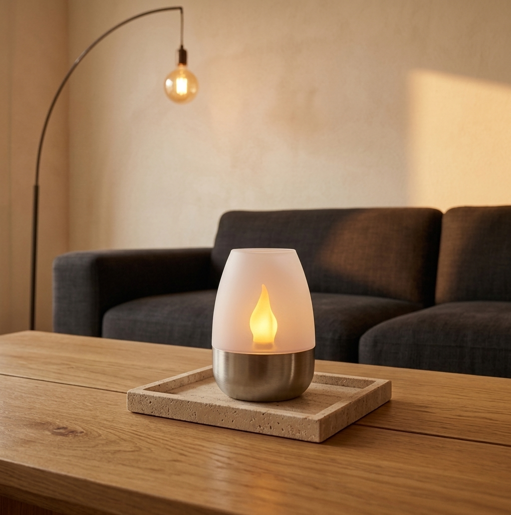 Emberveilโข โ Solar Flickering LED Candle Lantern, Waterproof Outdoor & Indoor Decor Light + Buy 1 Get 1 FREE