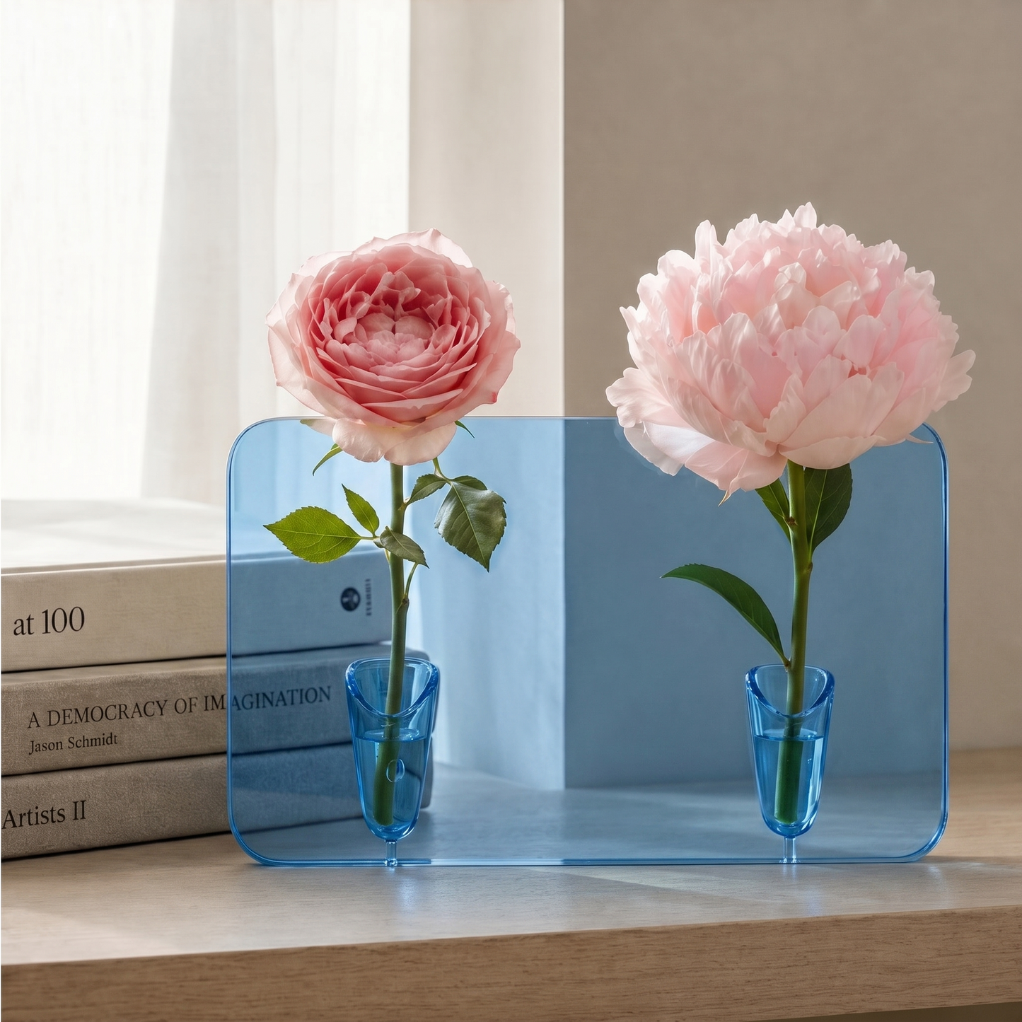 Stilleโข โ Shatter-Safe Clear Acrylic Nordic Flower Vase + 50% OFF