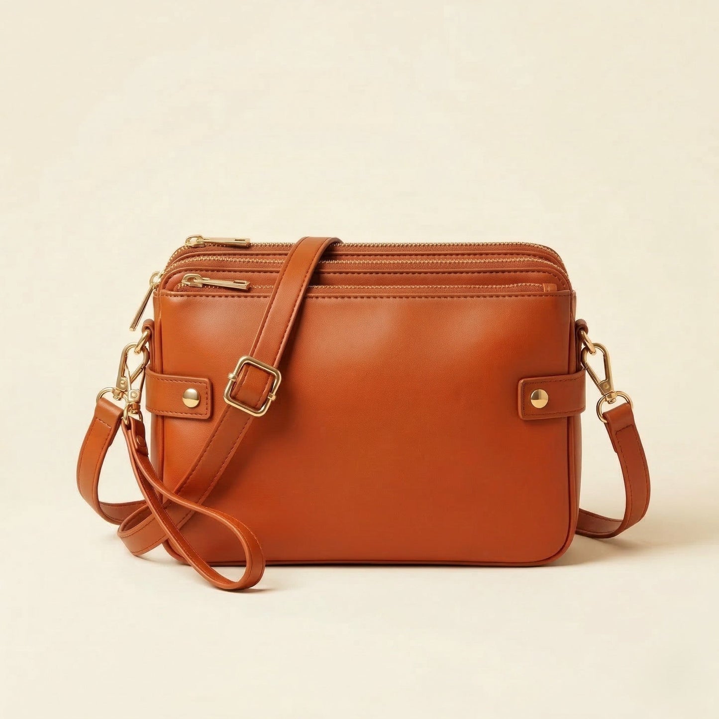 Veloriโข โ Three-Layer Vegan Leather Crossbody & Clutch Bag + 50% OFF
