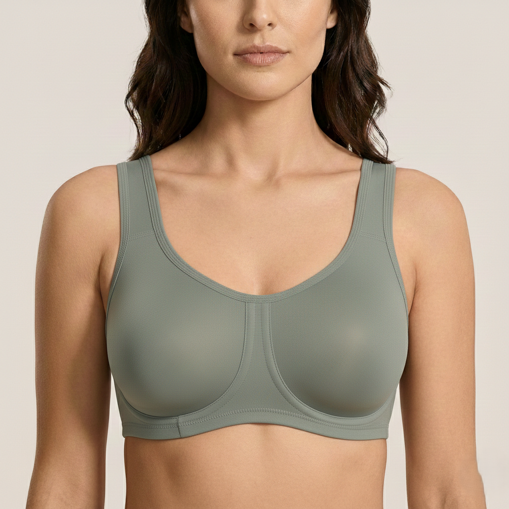Steadfastโข โ Outside-Wire High Impact Sports Bra for Fuller Busts + 50% OFF