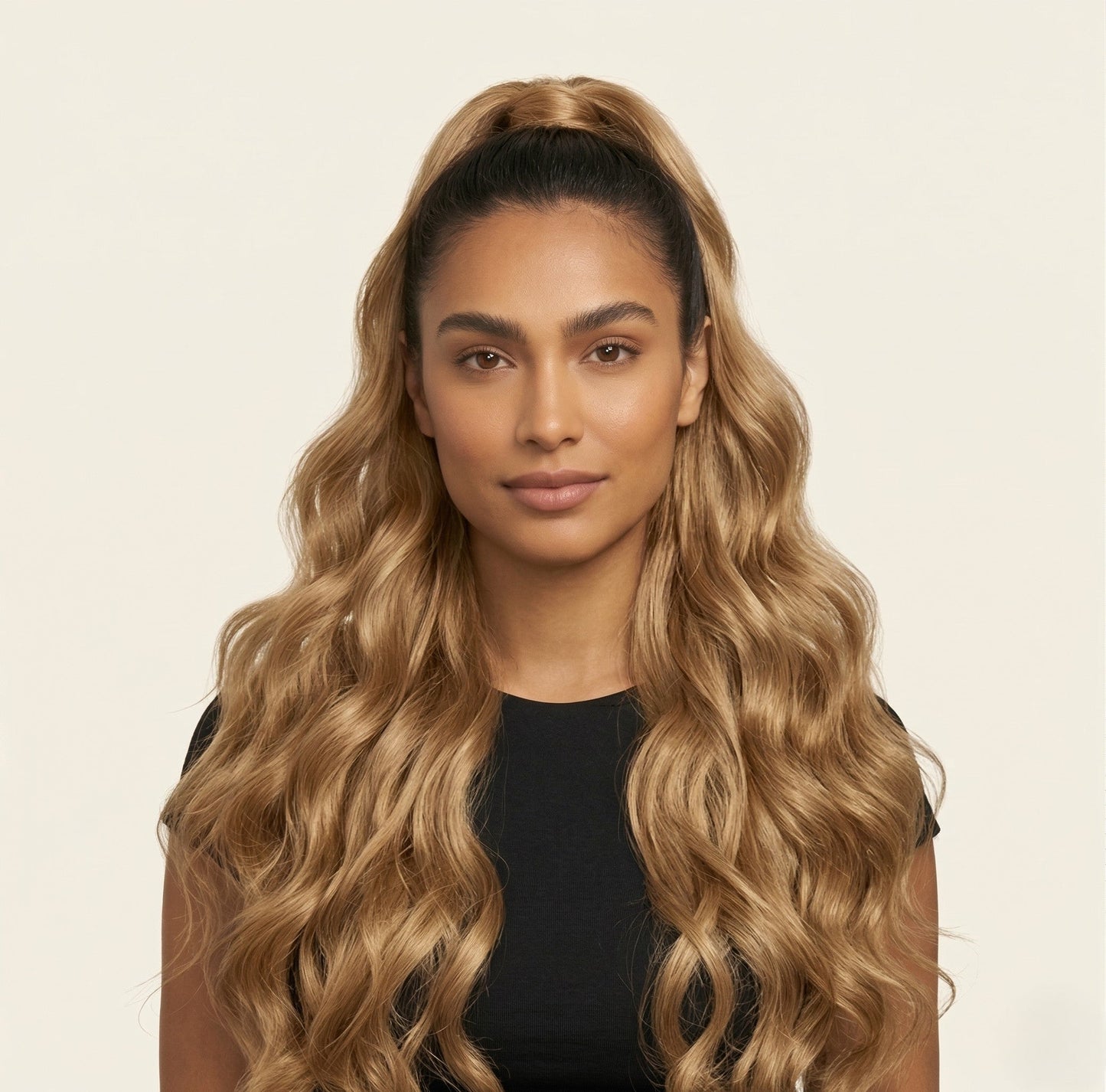GlowManeโข โ Long Curly Wavy Clip-In Ponytail Hair Extension + 50% OFF