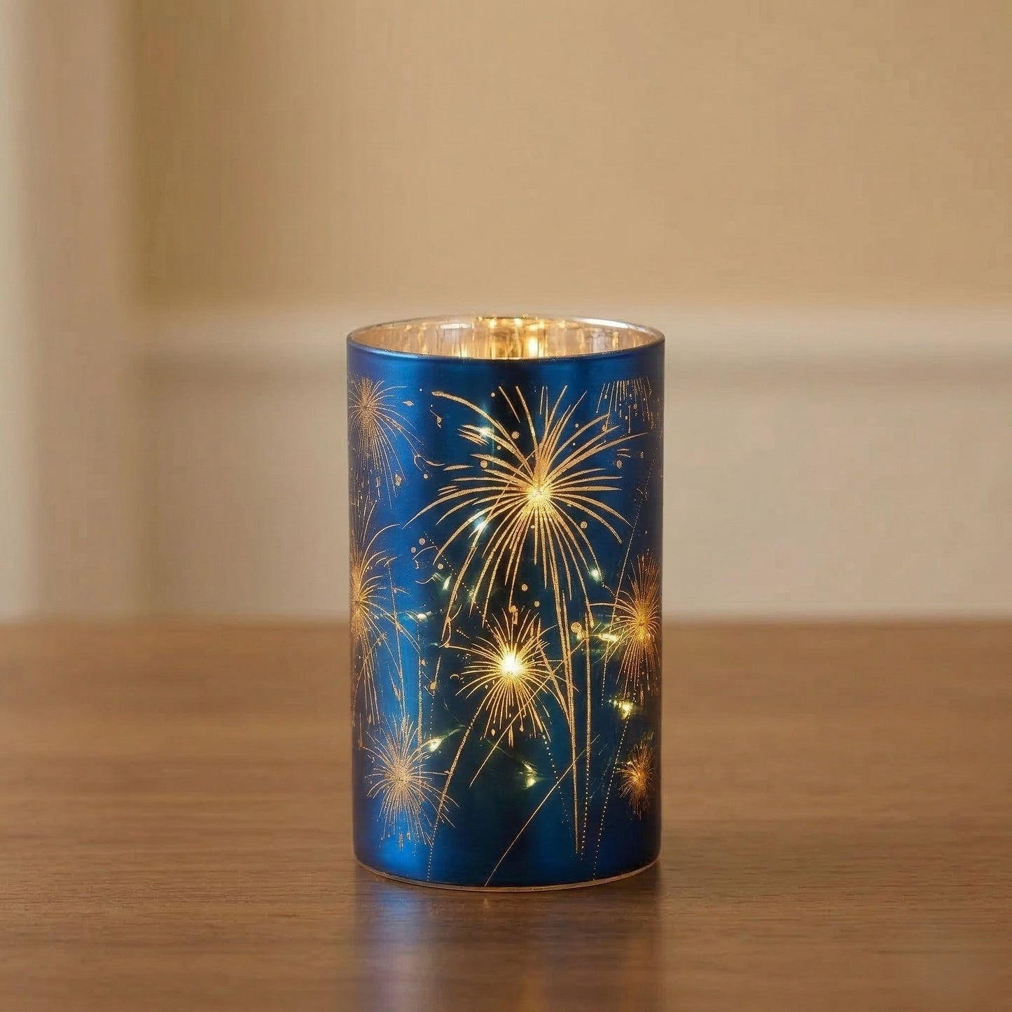 Glowcrestโข โ Patriotic Firework Etched Glass LED Lantern +50% OFF