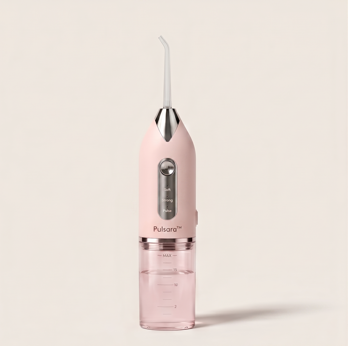 Pulsaraโข โ 4-Tip Portable Water Flosser for Deep Gum & Teeth Cleaning + 50% OFF