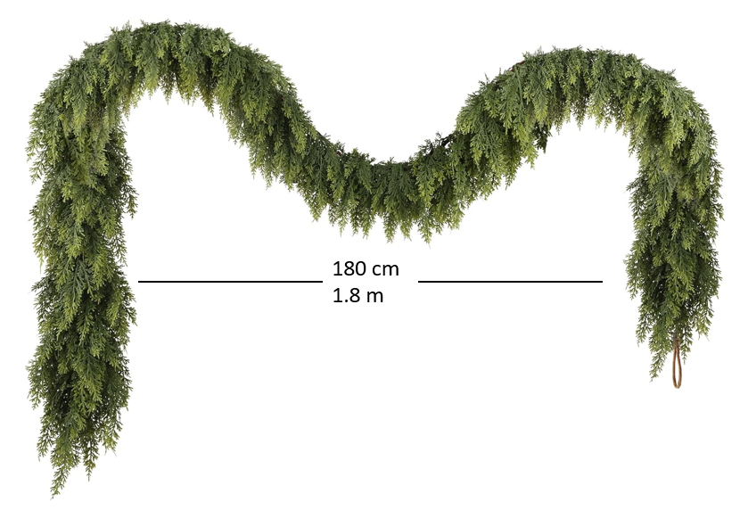 The EverLush Cedar Garland - A Cozy Christmas Sparkle, Instantly + 50% OFF