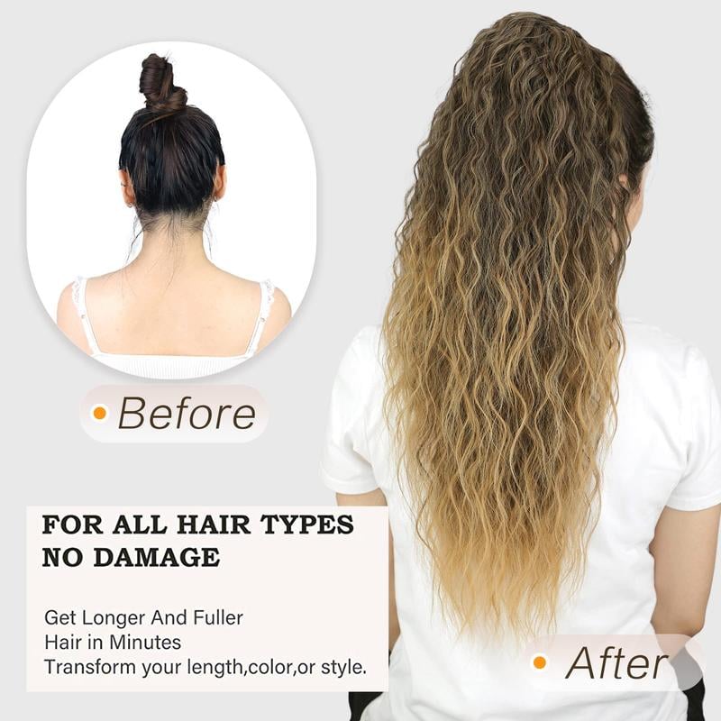 The AuraTail Ponytail Extension - Instant Salon Volume in Seconds + 50% OFF