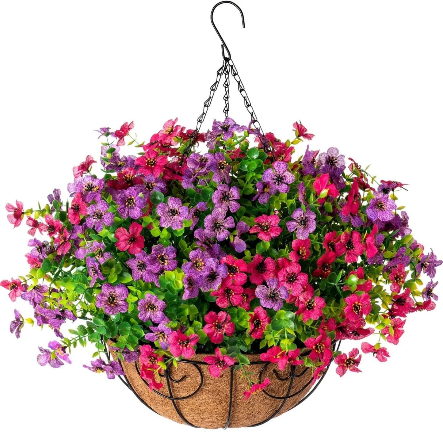 The AuraBloom Hanging Basket โ Permanent Spring Without the Effort + 50% OFF
