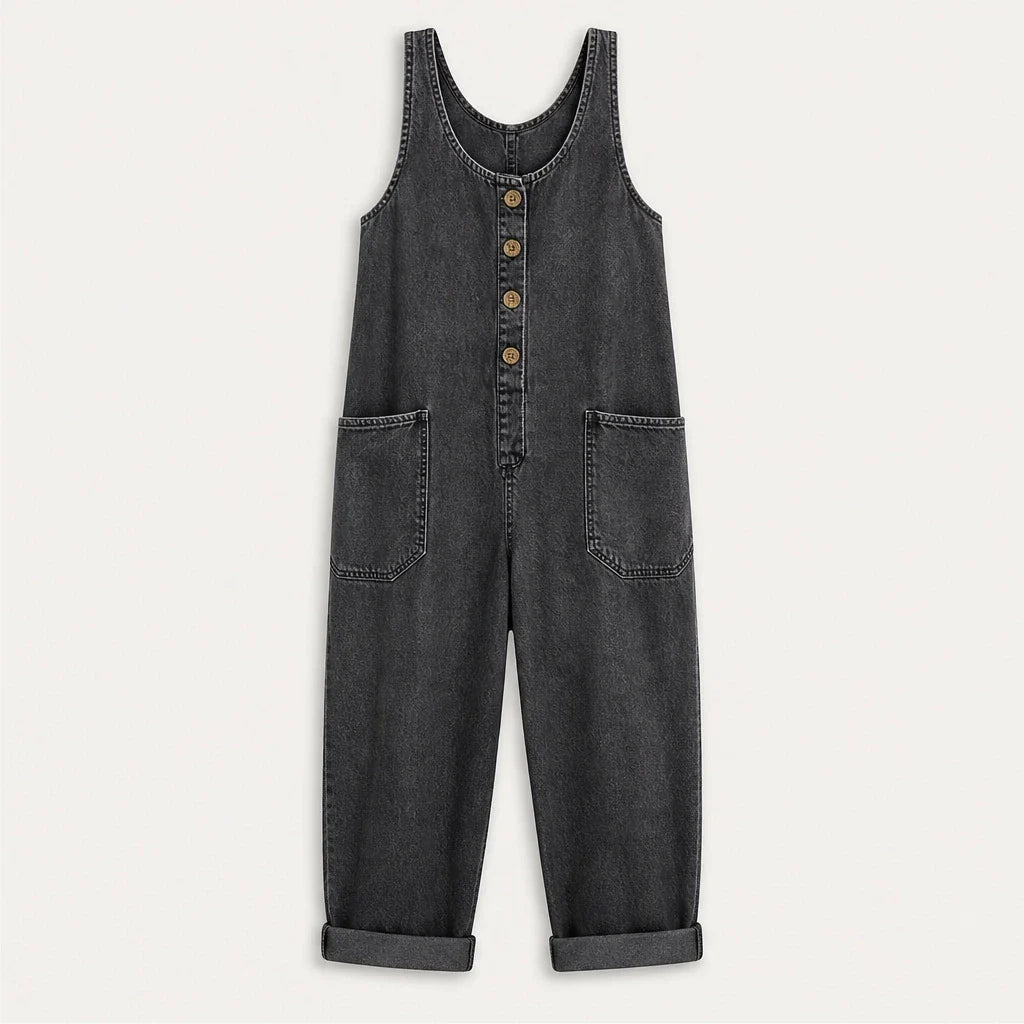 Velinneโข โ Breathable Wide-Leg Sleeveless Jumpsuit with Deep Pockets + 50% OFF