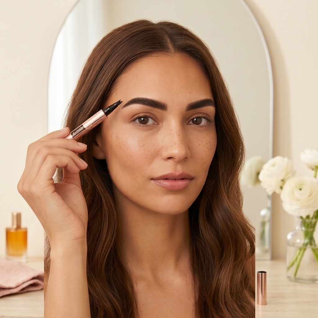 Arcelleโข โ 4-Tip Microblading Effect Waterproof Liquid Brow Pen + 50% OFF