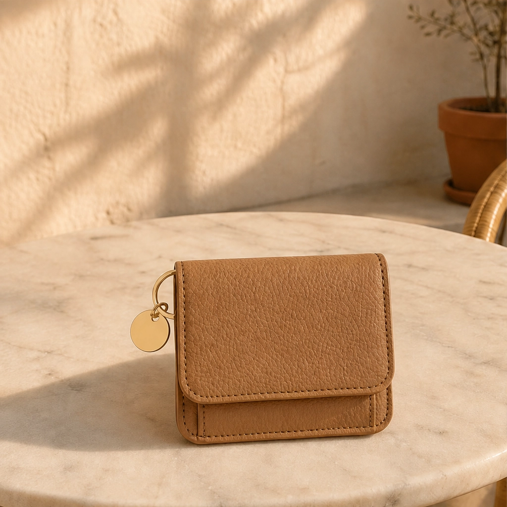 Foldenโข โ Slim Tri-Fold Wallet with Zip Coin Pocket & Keychain + 50% OFF