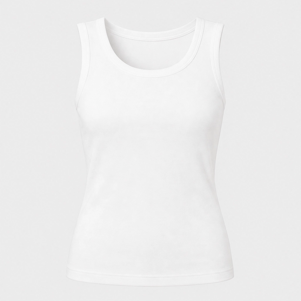 Trueformโข โ Ultra-Soft Cotton Shape-Retaining Fitted Tank (3-Pack) + 50% OFF