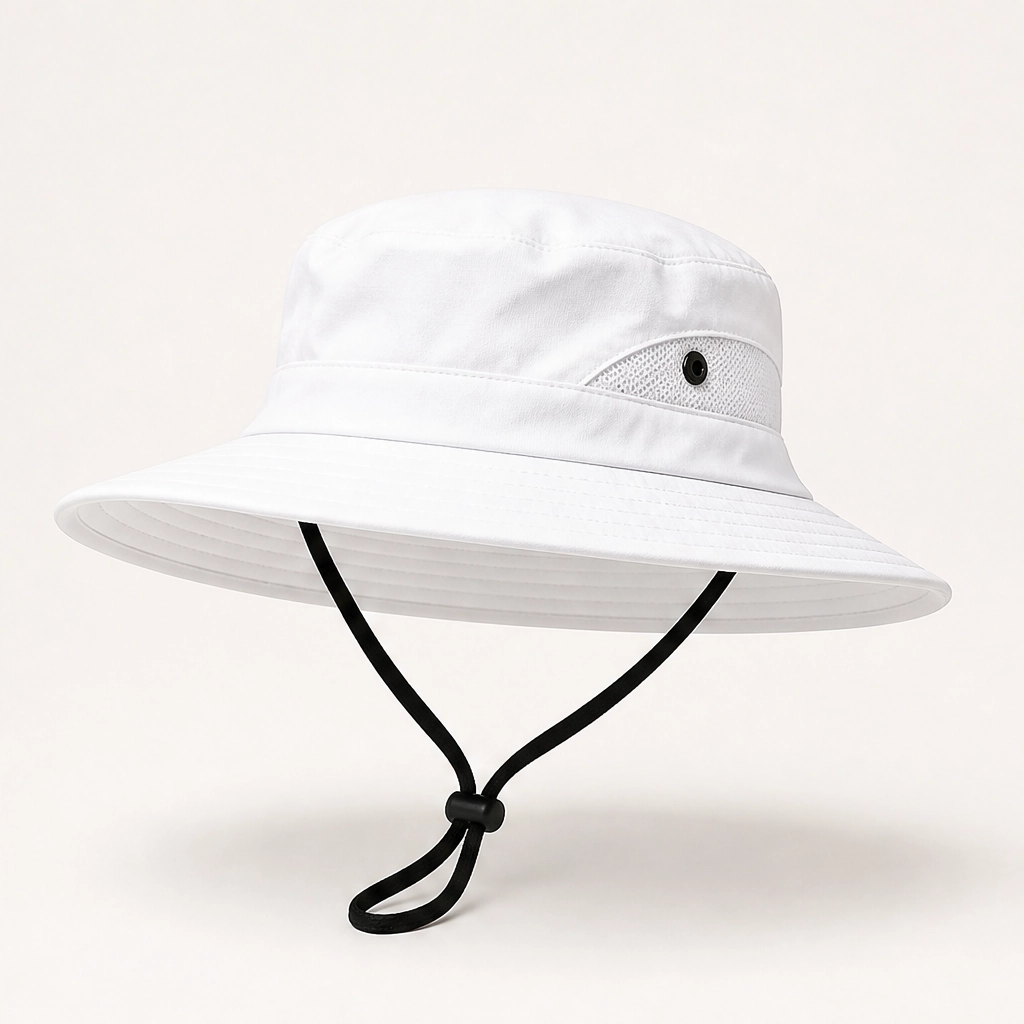 Solhavenโข โ Packable Wide-Brim UPF50+ Sun Hat with Ponytail Hole + 50% OFF