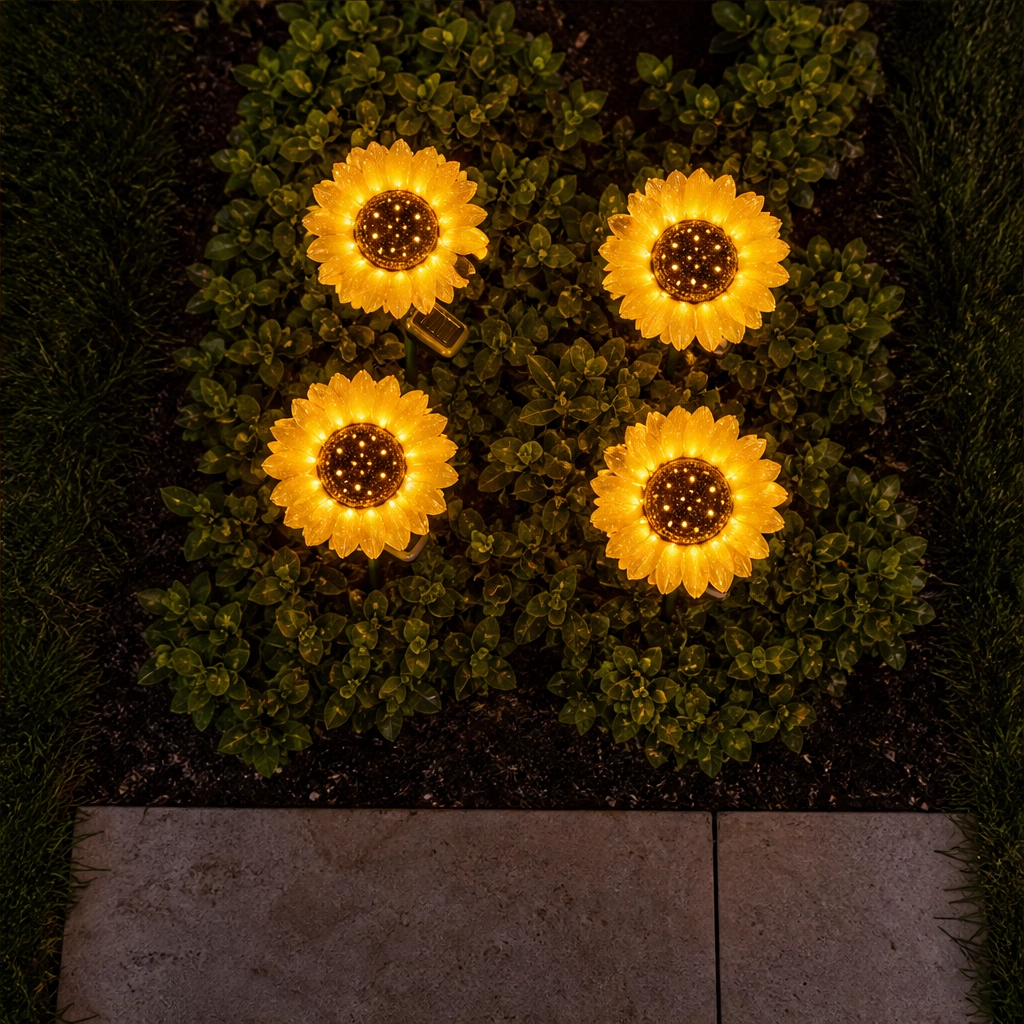 Goldengroveโข โ Solar-Powered Realistic Sunflower Garden Stake Light + 50% OFF