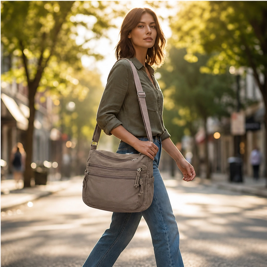Marloweโข โ Multi-Pocket Slouchy Hobo Shoulder & Crossbody Bag + 50% OFF
