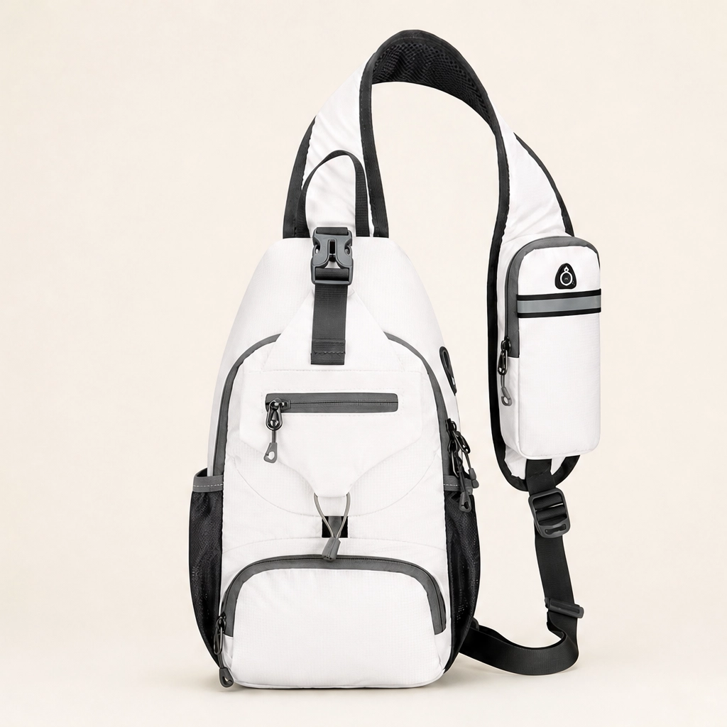 Crestpackโข โ Packable Crossbody Sling Bag with Side Pockets for Hiking & Travel + 50% OFF