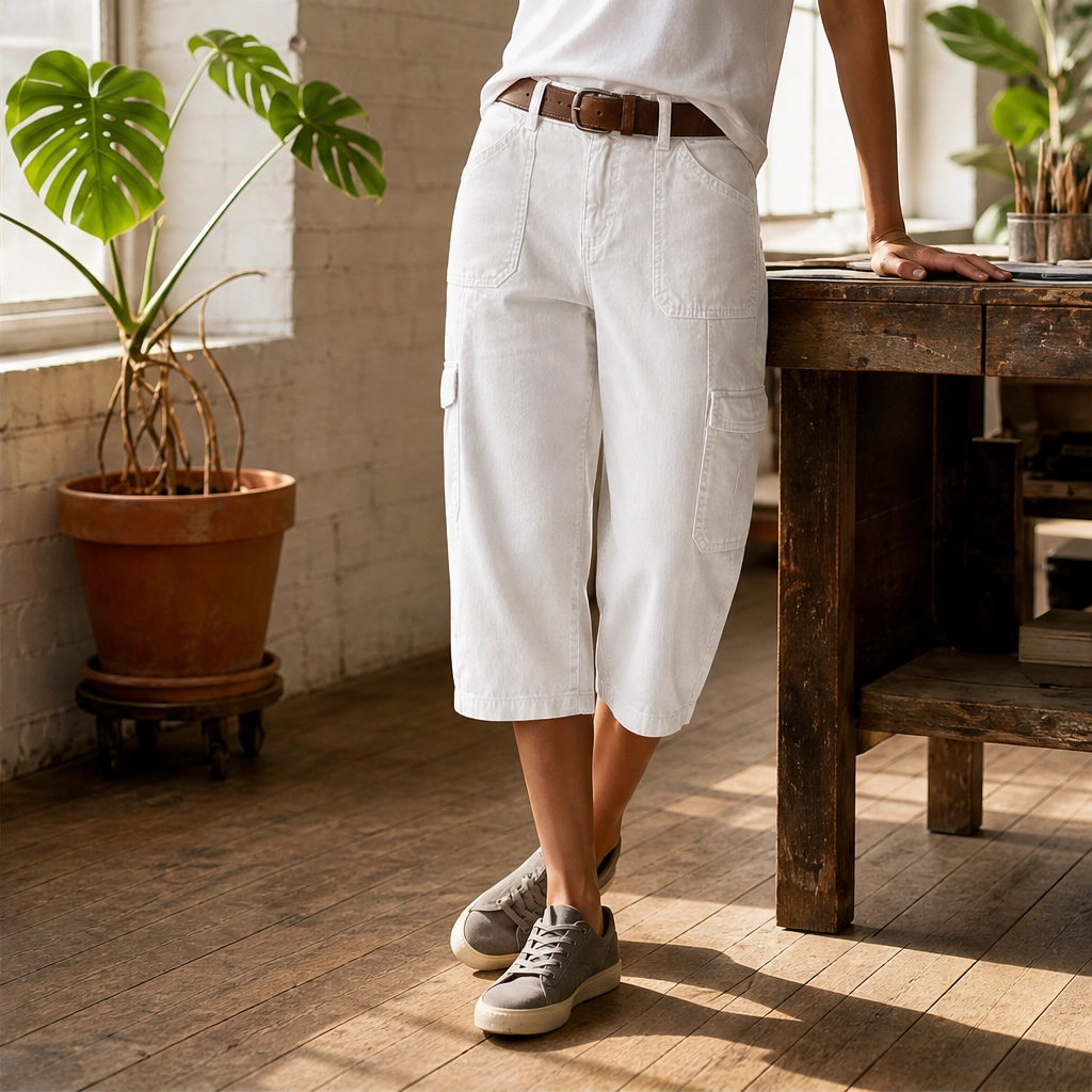 Wiloโข โ Relaxed Casual Cargo Capris with Deep Utility Pockets & Breathable Fabric + 50% OFF