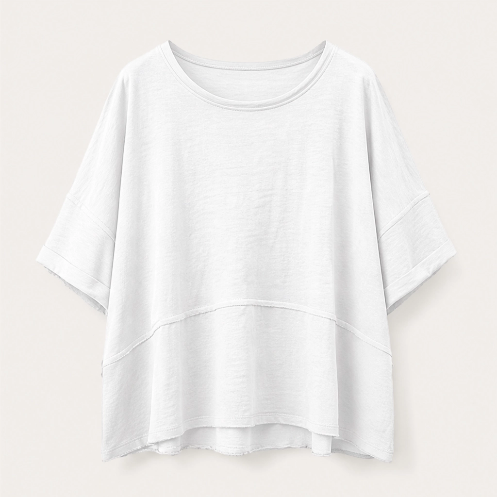 Veloraโข โ Flare-Sleeve Loose Crewneck Summer Top + 50% OFF