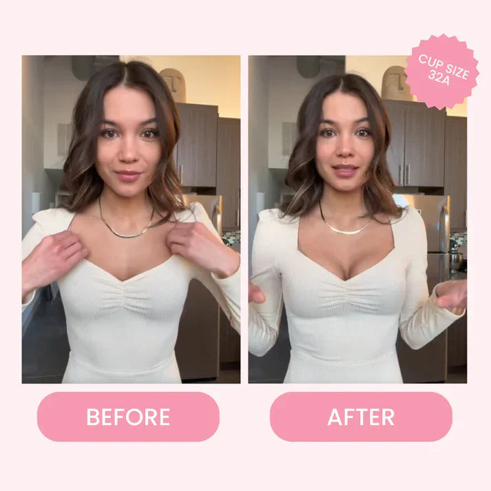 The StayPut Bra Insert - A 2-Cup Boost That Stays Put + 50 % OFF