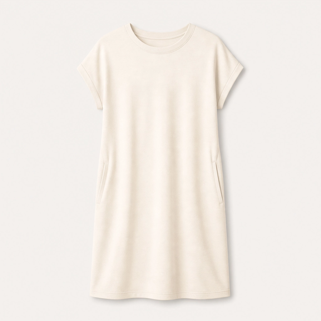 Solenneโข โ Soft Breathable Midi T-Shirt Dress with Pockets + 50% OFF