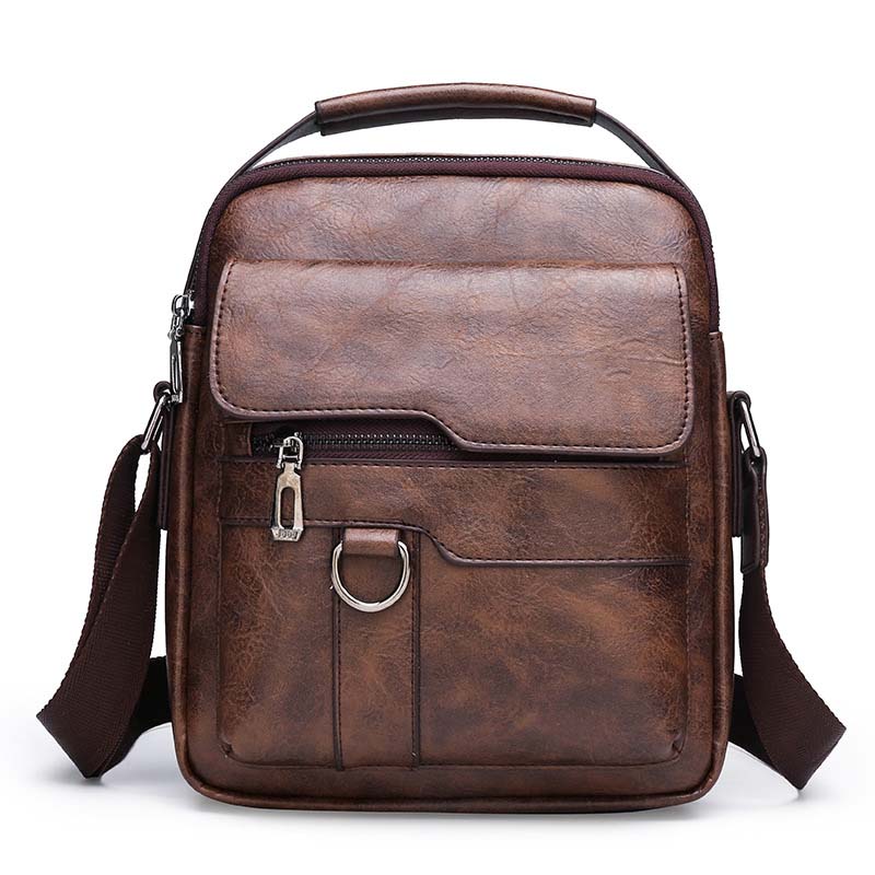 Rovenโข โ Water-Resistant PU Leather Crossbody Messenger Bag for Men + 50% OFF