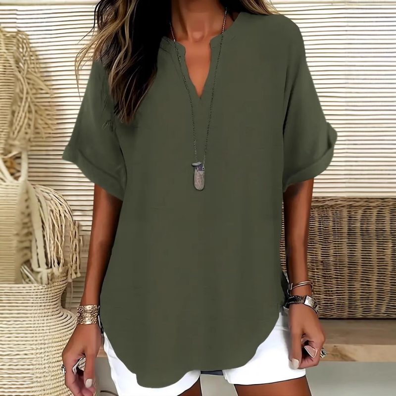The AuraBreeze Muslin Blouse โ Effortless Summer Elegance + 50% Off