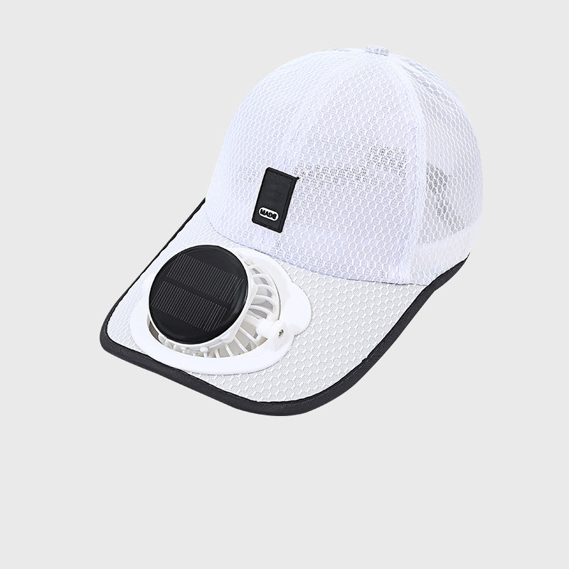 Zephriaโข โ Solar-Powered Cooling Fan Sun Hat with UPF50+ Brim & 360ยฐ Airflow + 50% OFF
