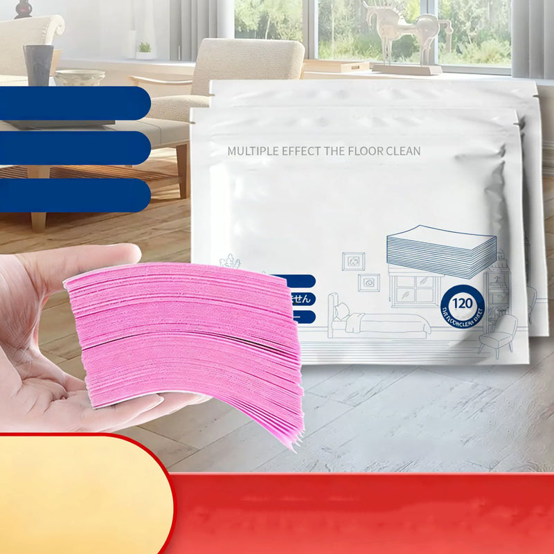 Gleamisโข โ Water-Soluble Multi-Surface Floor Cleaning Sheets (120 Pack) + 50% OFF