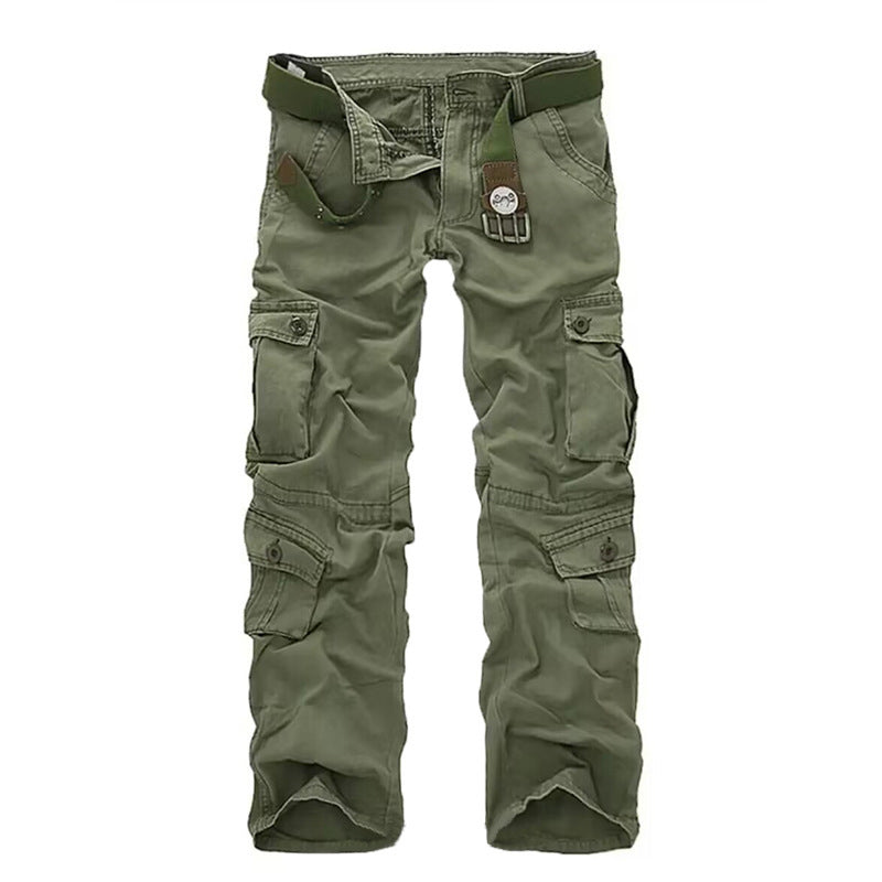 Marlowโข โ Multi-Pocket Cotton Cargo Pants for Men + 50% OFF