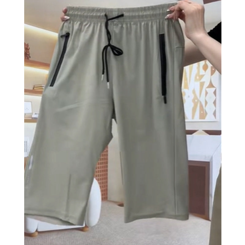 Stridelleโข โ Quick-Dry Stretch Capri Leggings with Zip Pockets + 50% OFF