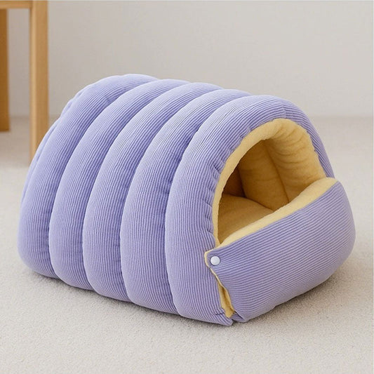 The CozyCocoon Pet Bed - A Winter Paradise for Your Pet + 50% OFF