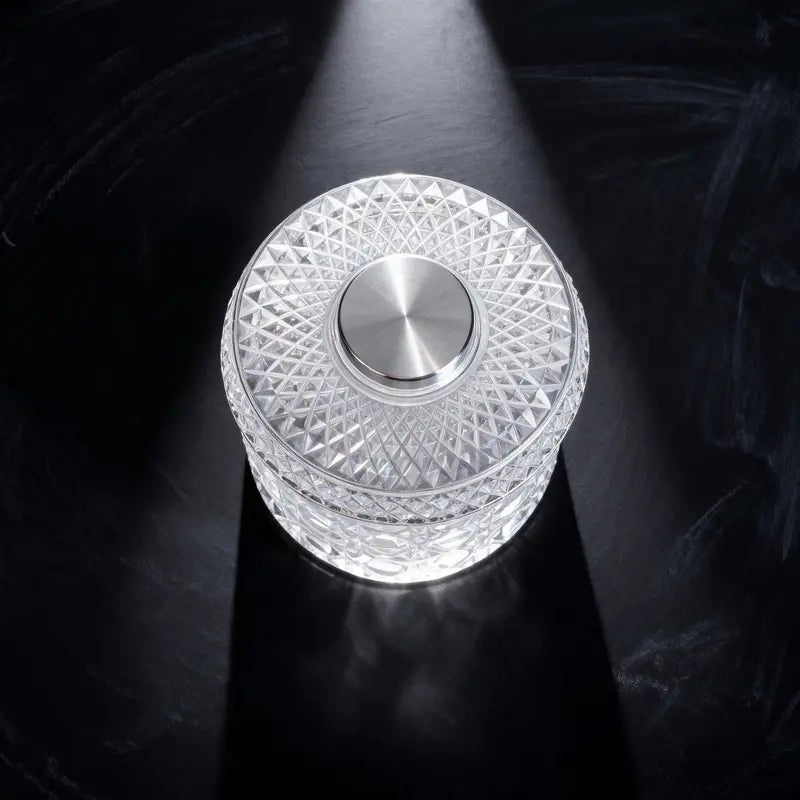 The AuraSpin Crystal Tumbler — Luxury 360° Spinning Glass + 50% OFF