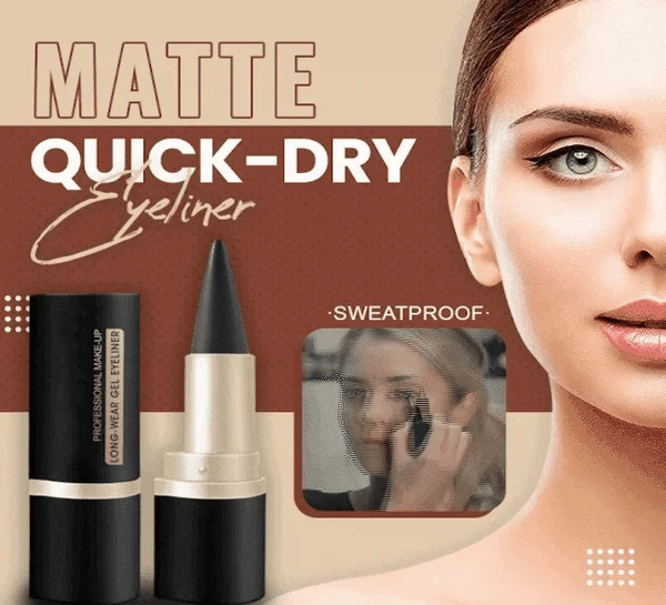 The Quick-Dry Matte Eyeliner – Waterproof, Long-Lasting, and Smudge-Resistant + 50% OFF