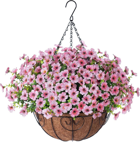The AuraBloom Hanging Basket — Permanent Spring Without the Effort + 50% OFF