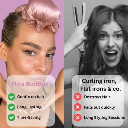 The AuraSatin Heatless Curls - Salon Curls Overnight, Zero Heat Damage + 50% OFF