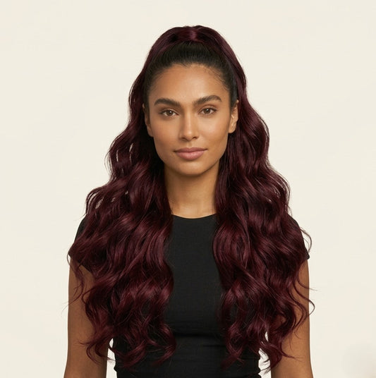 GlowMane™ – Long Curly Wavy Clip-In Ponytail Hair Extension + 50% OFF