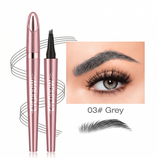 Plumara™ – Waterproof 4-Tip Micro-Fork Eyebrow Pencil for Natural Hair-Like Brows +Buy 1 Get 1 FREE