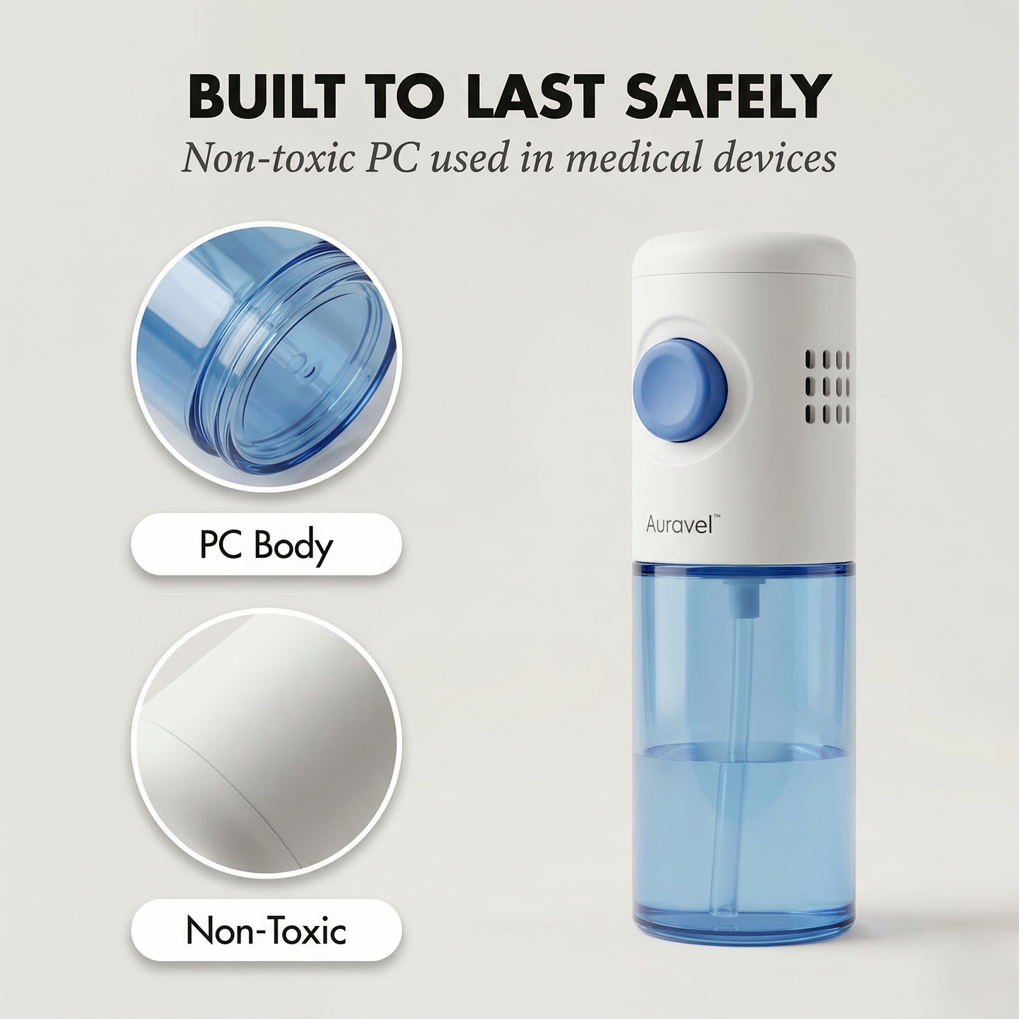 Auravel™ – Safe Water Irrigation Ear Wax Removal Kit with Replaceable Nozzles + 50% OFF