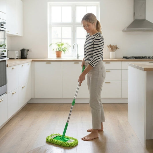 Gripwell™ – Reusable Chenille Microfiber Mop Pads for Swiffer Sweeper + Buy 2 Get 2 FREE
