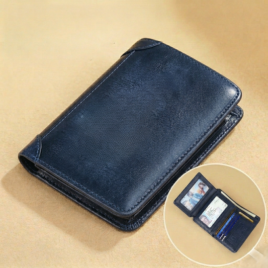 Tannery™ – Handmade Genuine Leather RFID-Blocking Wallet for Men + 50% OFF
