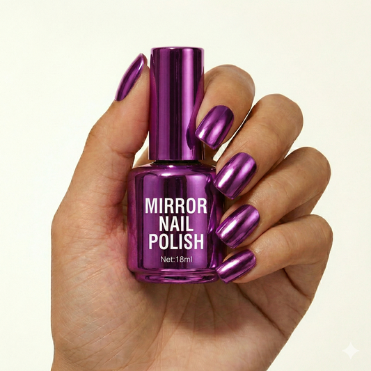 Lusoire™ – Liquid Mirror Chrome Nail Polish for Instant Salon-Shine Nails + 1+1 FREE